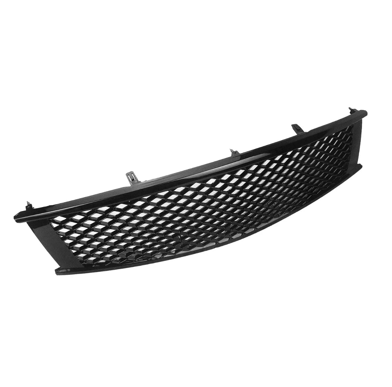 MyVQParts Infiniti G37/Q60 Coupe 2008-2015 Front Bumper Grill – Upper Diamond Mesh Grille (Gloss Black)