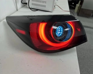 2018+ INFINITI Q50 Smoked Skyline V37 400R Style LED Infinite halo RGB Tail Lights