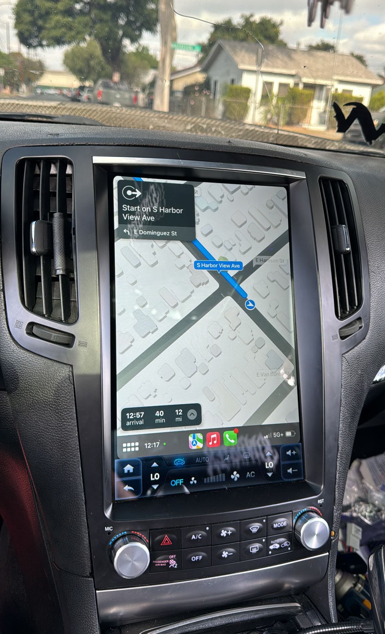 MyVQParts 12.1" Android “Tesla Style” Vertical Screen Car GPS Radio For Infiniti G35 G37 2007-2015