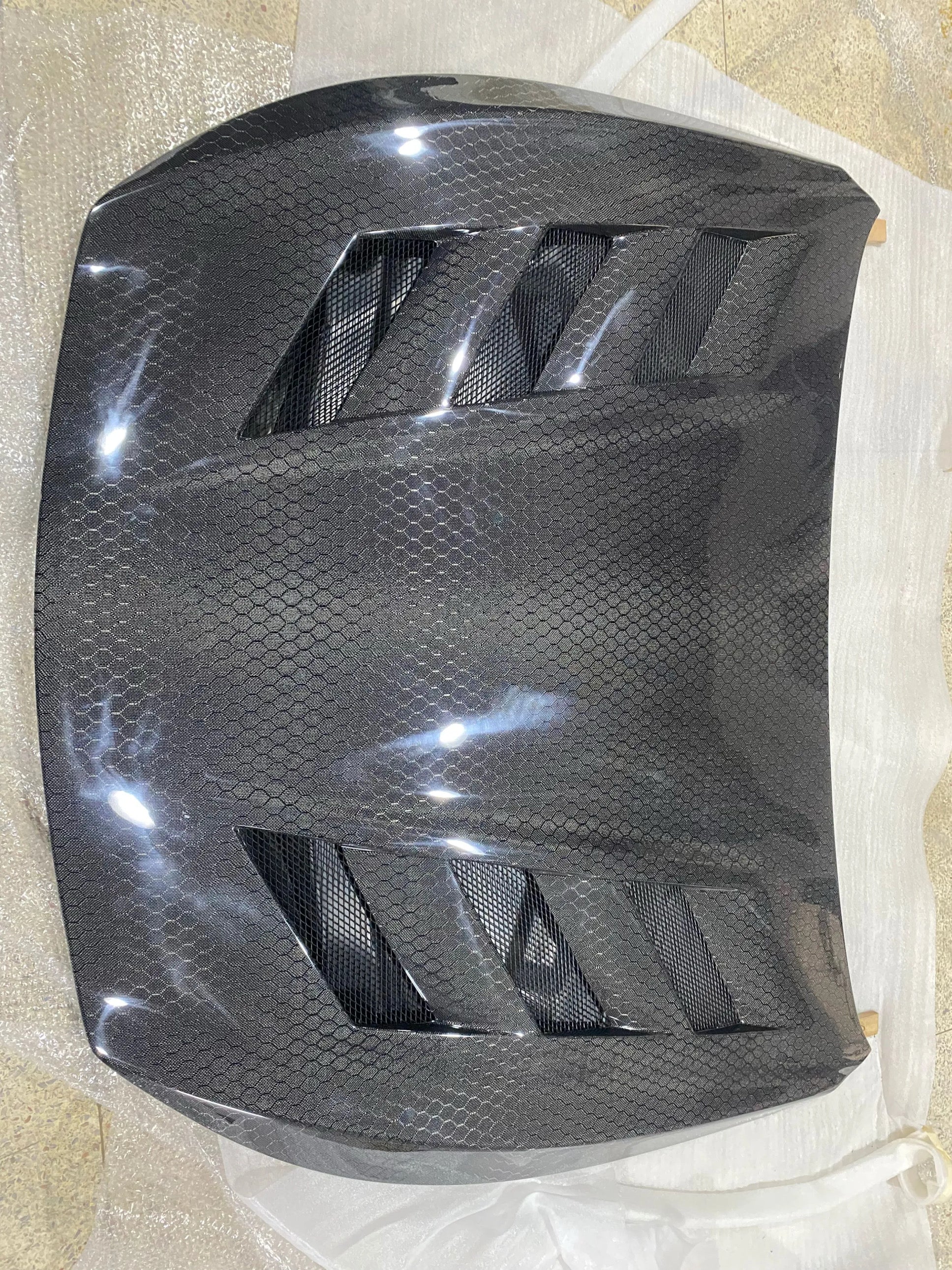 MyVQParts Full Carbon Fiber V1 Vented Hood for Infiniti Q50