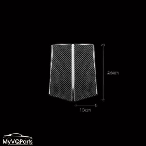 MyVQParts Real Carbon Fiber Car Window B Pillar Trim cover for Nissan 350Z Z33