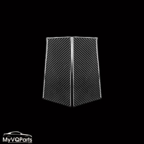 MyVQParts Real Carbon Fiber Car Window B Pillar Trim cover for Nissan 350Z Z33