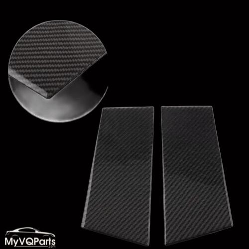 MyVQParts Real Carbon Fiber Car Window B Pillar Trim cover for Nissan 350Z Z33