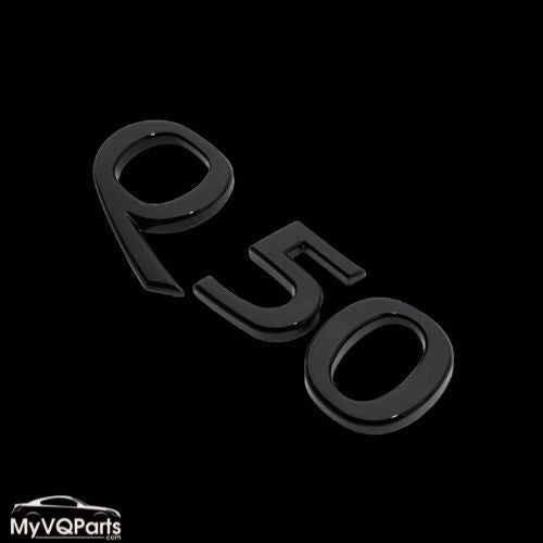 MyVQParts For Q50 Auto Rear Trunk Letter Badge Sticker Sport Gloss Black Q 50 Symbol