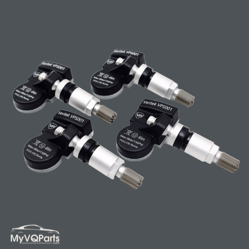 MyVQParts Set of 4 2004-2023 TPMS Tire Pressure Sensors Aluminum Valve VPE for Nissan 370z
