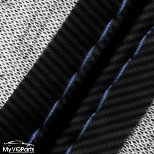 MyVQParts Console Lid Cover Carbon Fiber Style for Infiniti G35 Coupe 2002-2007 Custom Stitch