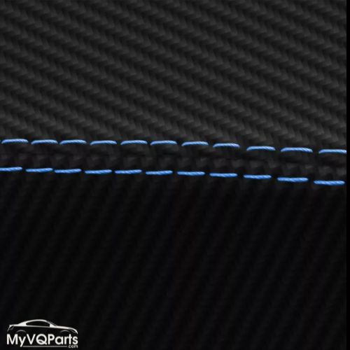 MyVQParts Console Lid Cover Carbon Fiber Style for Infiniti G35 Coupe 2002-2007 Custom Stitch