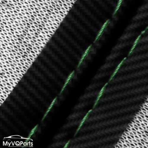 MyVQParts Console Lid Cover Carbon Fiber Style for Infiniti G35 Coupe 2002-2007 Custom Stitch
