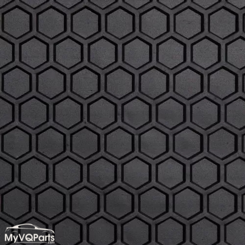 MyVQParts 4 Piece HexoMat Rubber Custom Fit Floor Mats for Infiniti Vehicles - Pick Color