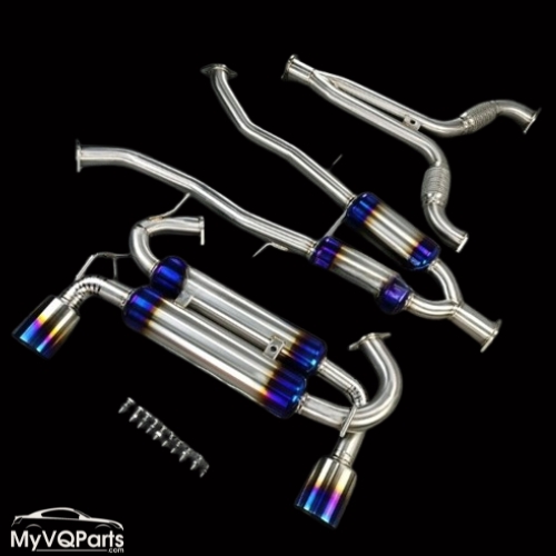 MyVQParts V1 Titanium Catback Exhaust for Nissan 370z