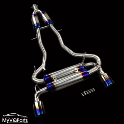 MyVQParts V1 Titanium Catback Exhaust for Nissan 370z