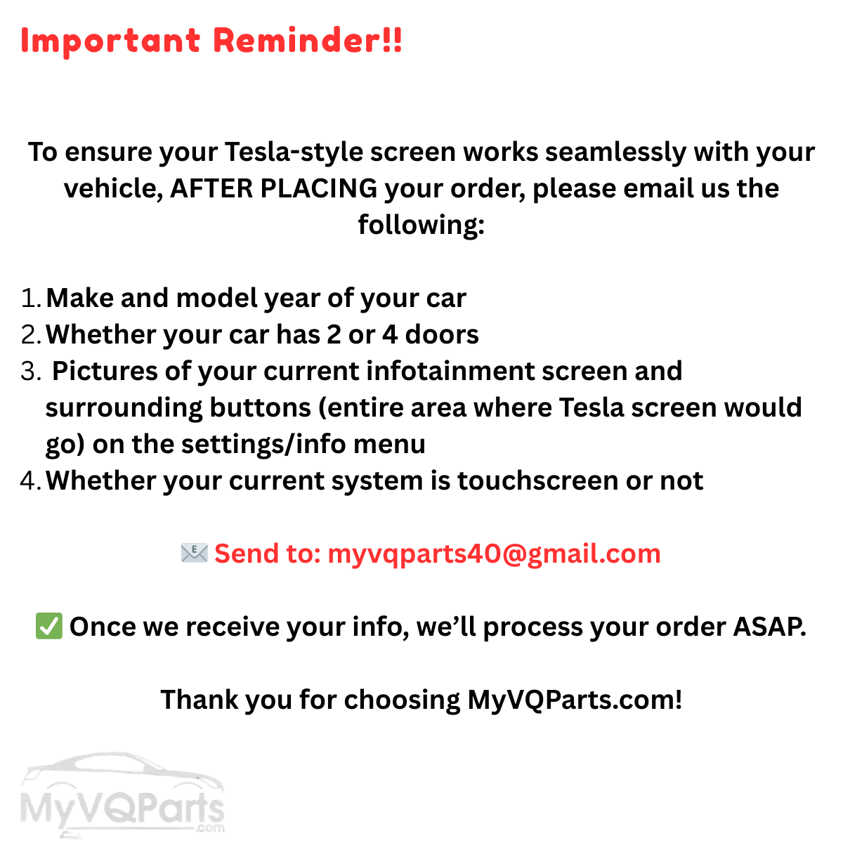 MyVQParts 12.1" Android “Tesla Style” Vertical Screen Car GPS Radio For Infiniti G35 G37 2007-2015
