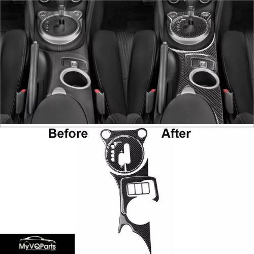 MyVQParts 17Pcs Carbon Fiber Interior Full Set Kit Cover Trim For Nissan 370Z 2009-2020