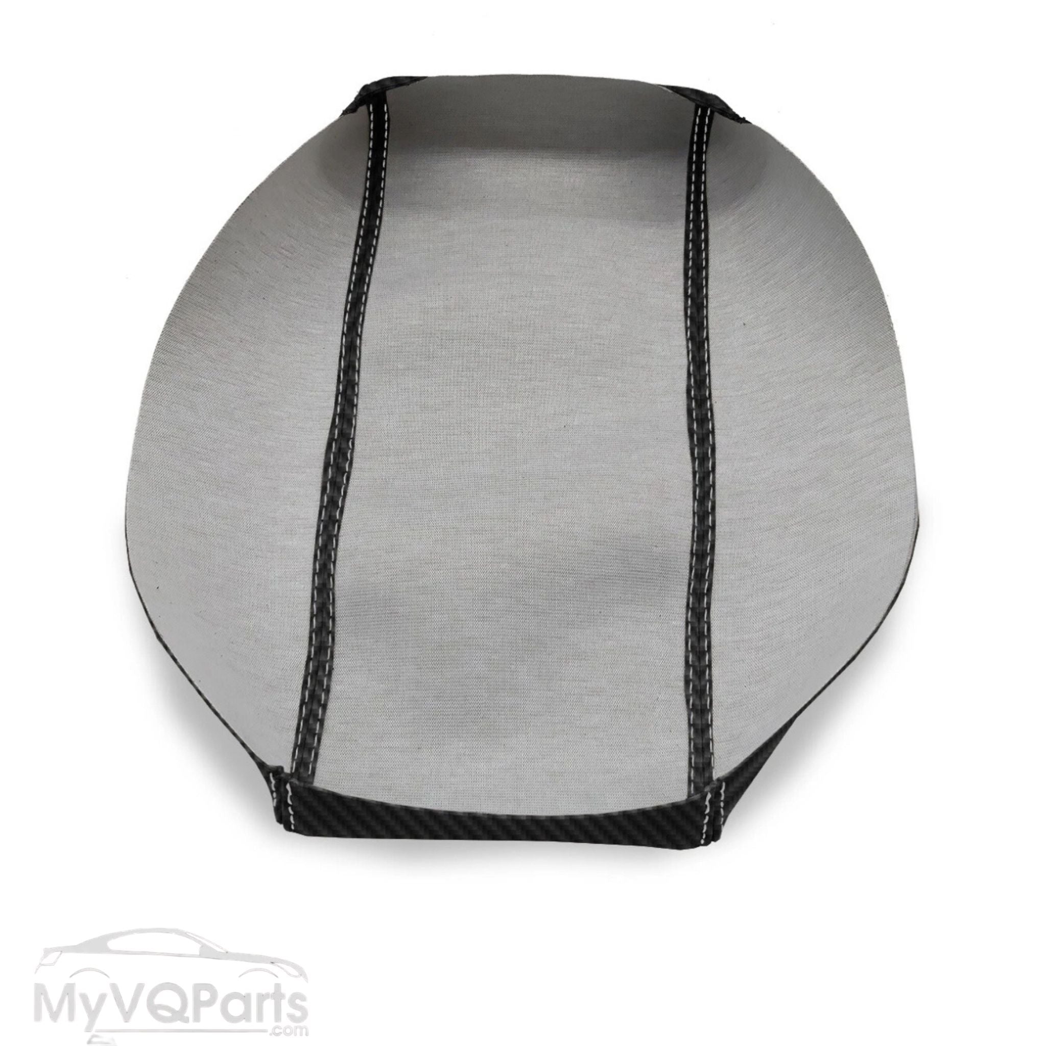 MyVQParts Console Lid Cover Carbon Fiber Style for Infiniti G35 Coupe 2002-2007 Custom Stitch