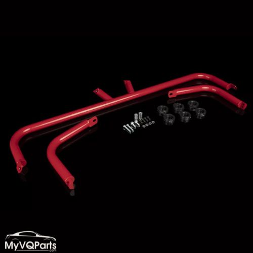 Gloss Red Seat Belt Harness Bar Kit for Nissan 370z Z34 09+ New