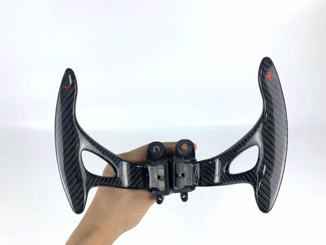 MyVQParts Custom Carbon fiber, steering wheel paddle shifter set for G37,Q50,Q60,370z,GTR