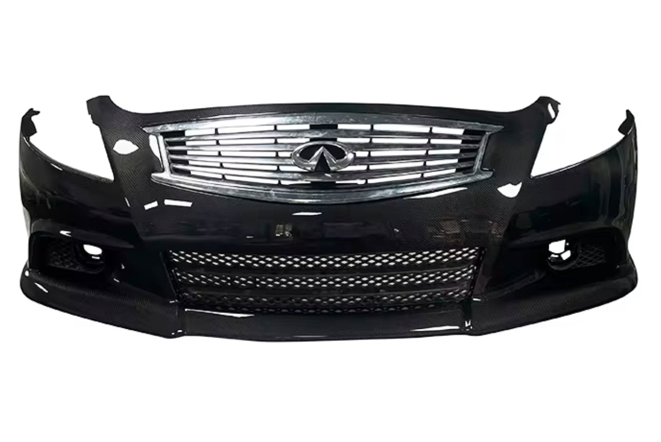 MyVQParts Full Carbon Fiber Sport Front Bumper – Infiniti G37 Sedan