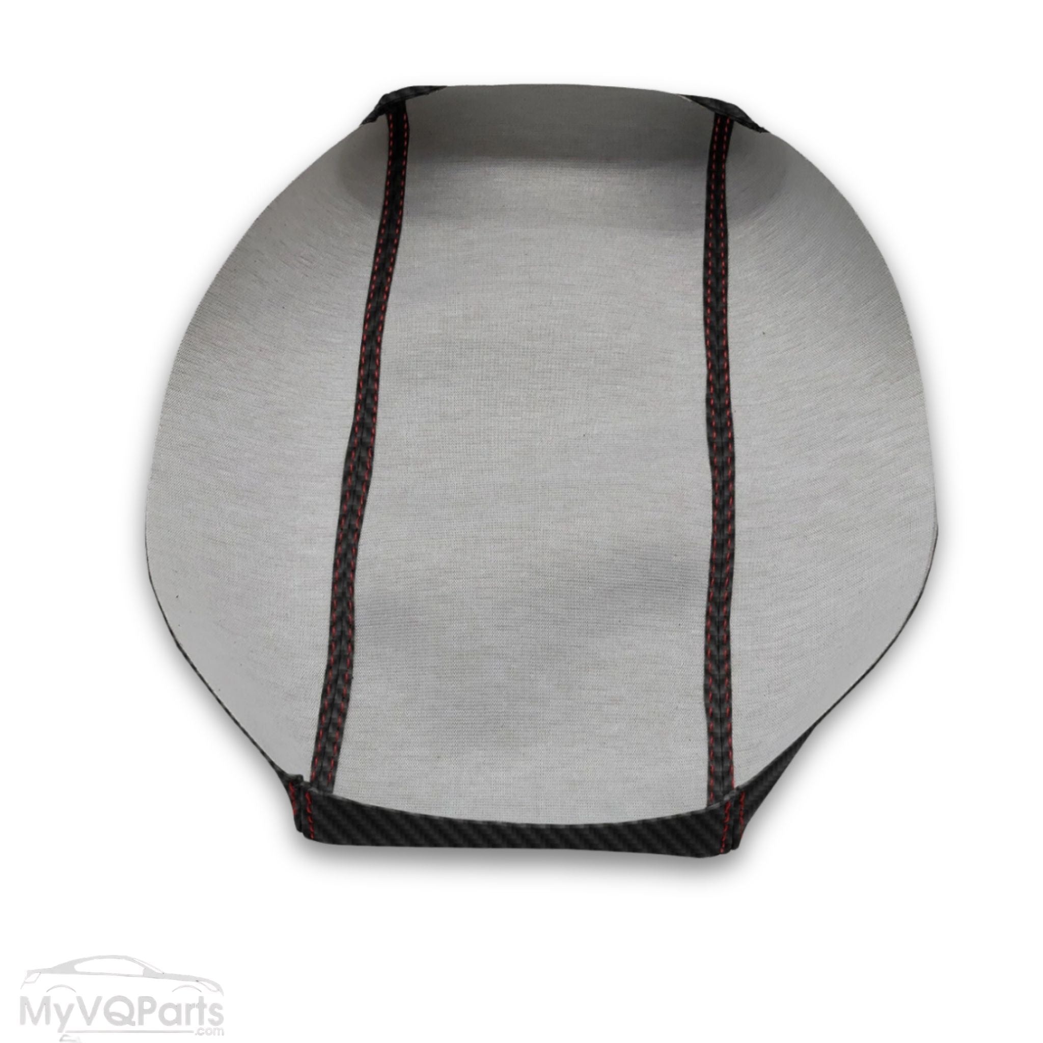 MyVQParts Console Lid Cover Carbon Fiber Style for Infiniti G35 Coupe 2002-2007 Custom Stitch