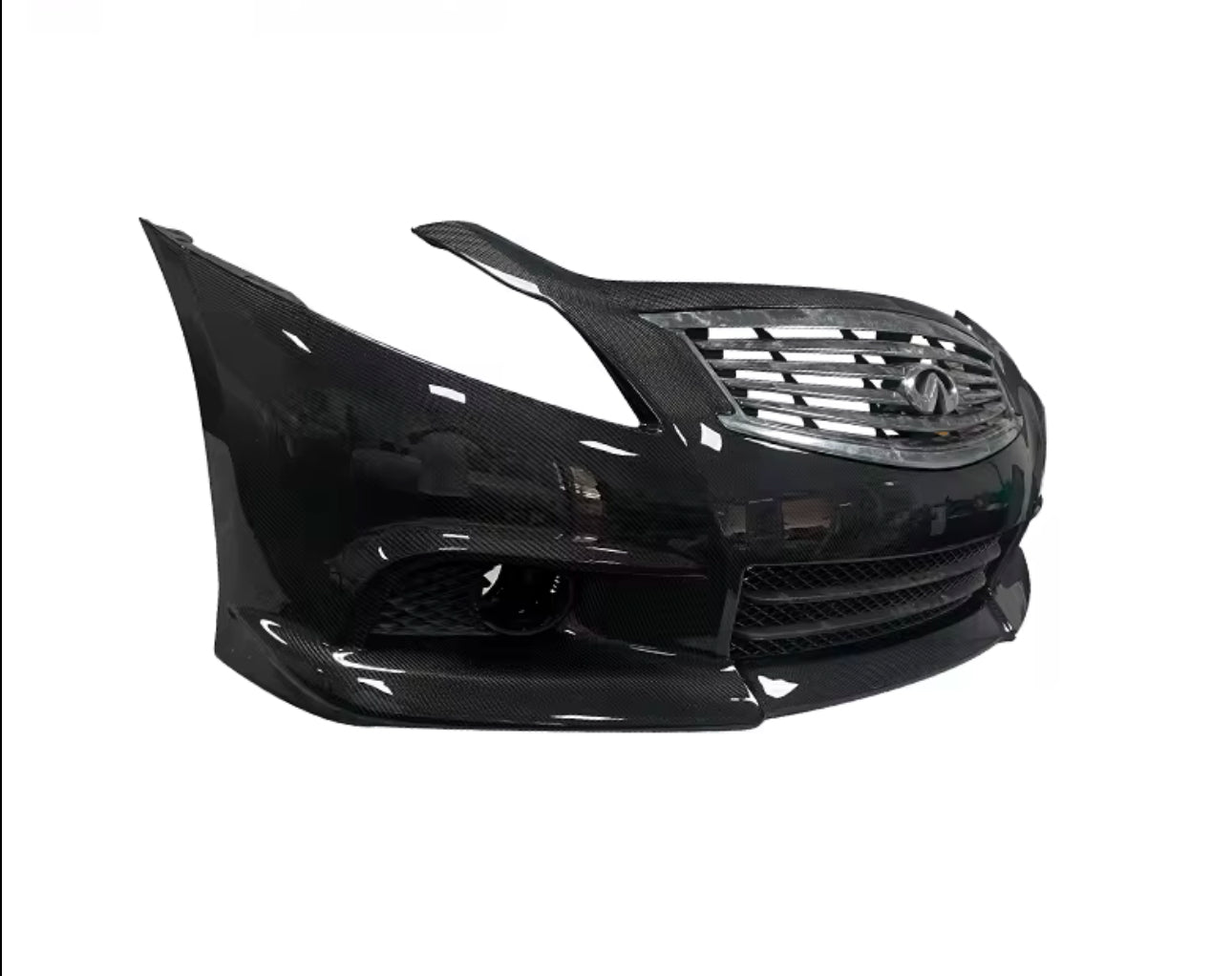 MyVQParts Full Carbon Fiber Sport Front Bumper – Infiniti G37 Sedan