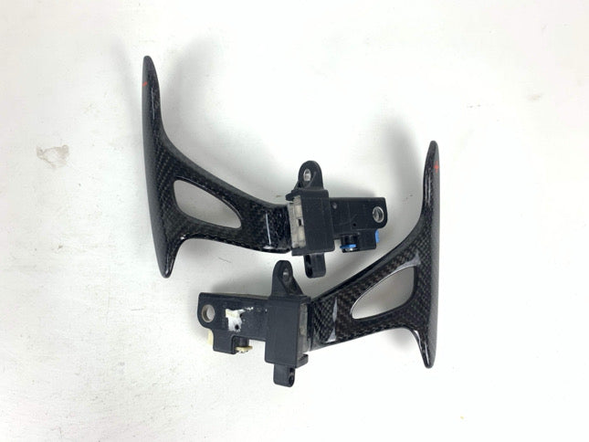 MyVQParts Custom Carbon fiber, steering wheel paddle shifter set for G37,Q50,Q60,370z,GTR