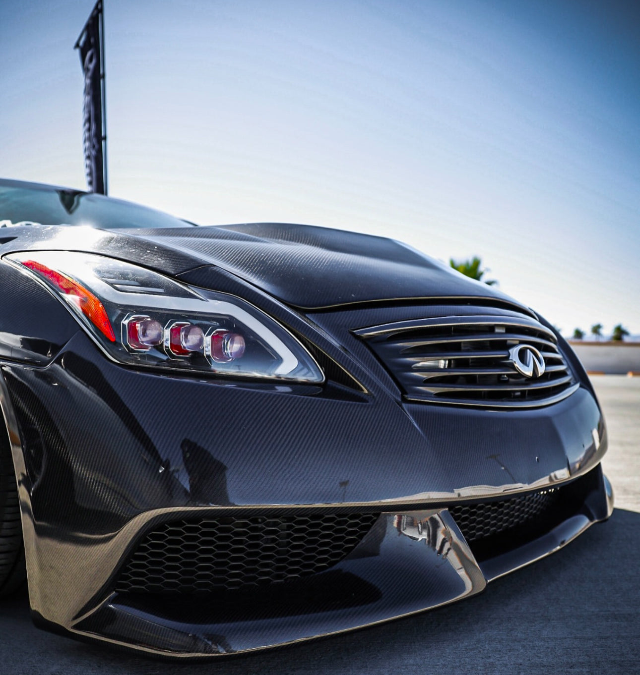 MyVQParts JDM IPL Style Full Carbon Fiber Front Bumper – Infiniti G37 Coupe