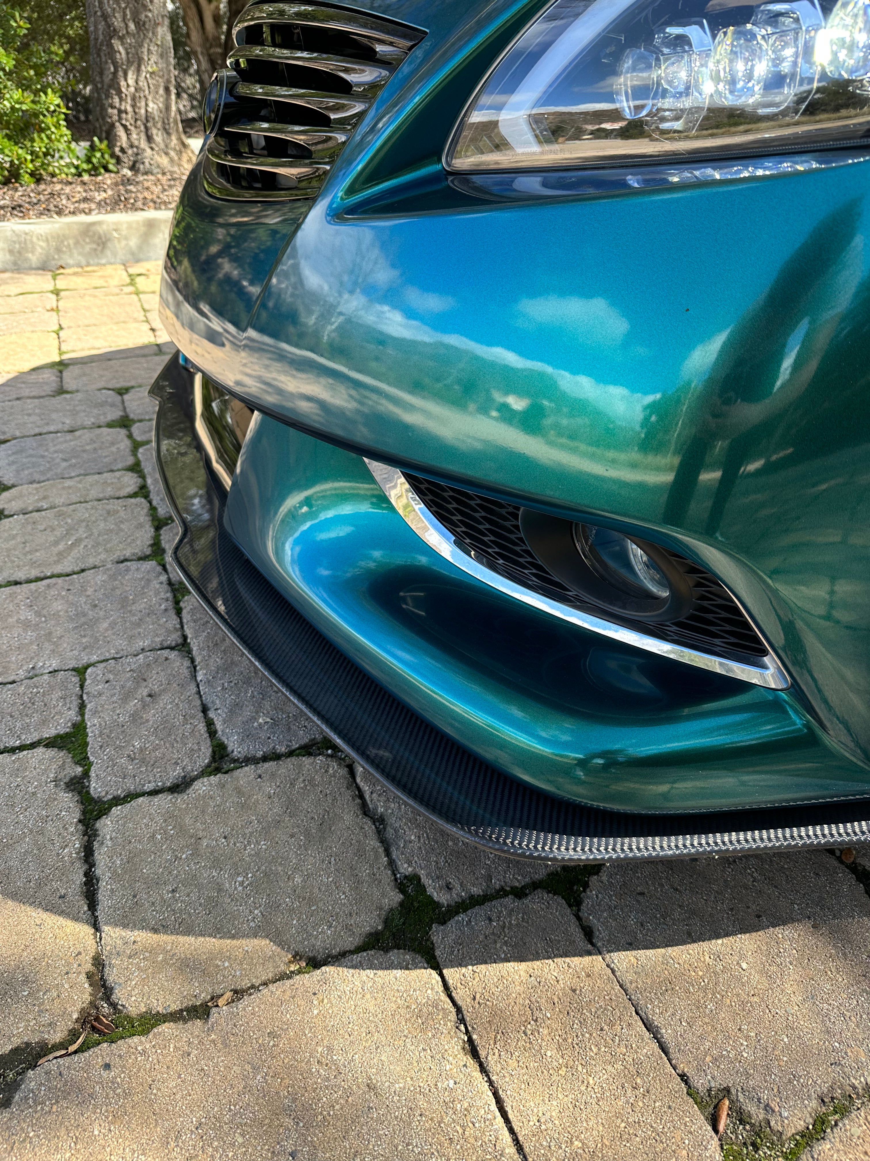 MyVQParts Full Carbon Fiber Front Splitter for Infiniti G37 IPL Coupe