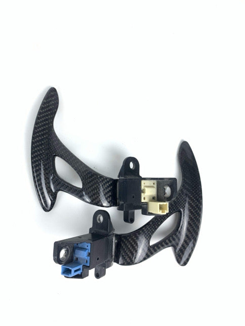 MyVQParts Custom Carbon fiber, steering wheel paddle shifter set for G37,Q50,Q60,370z,GTR