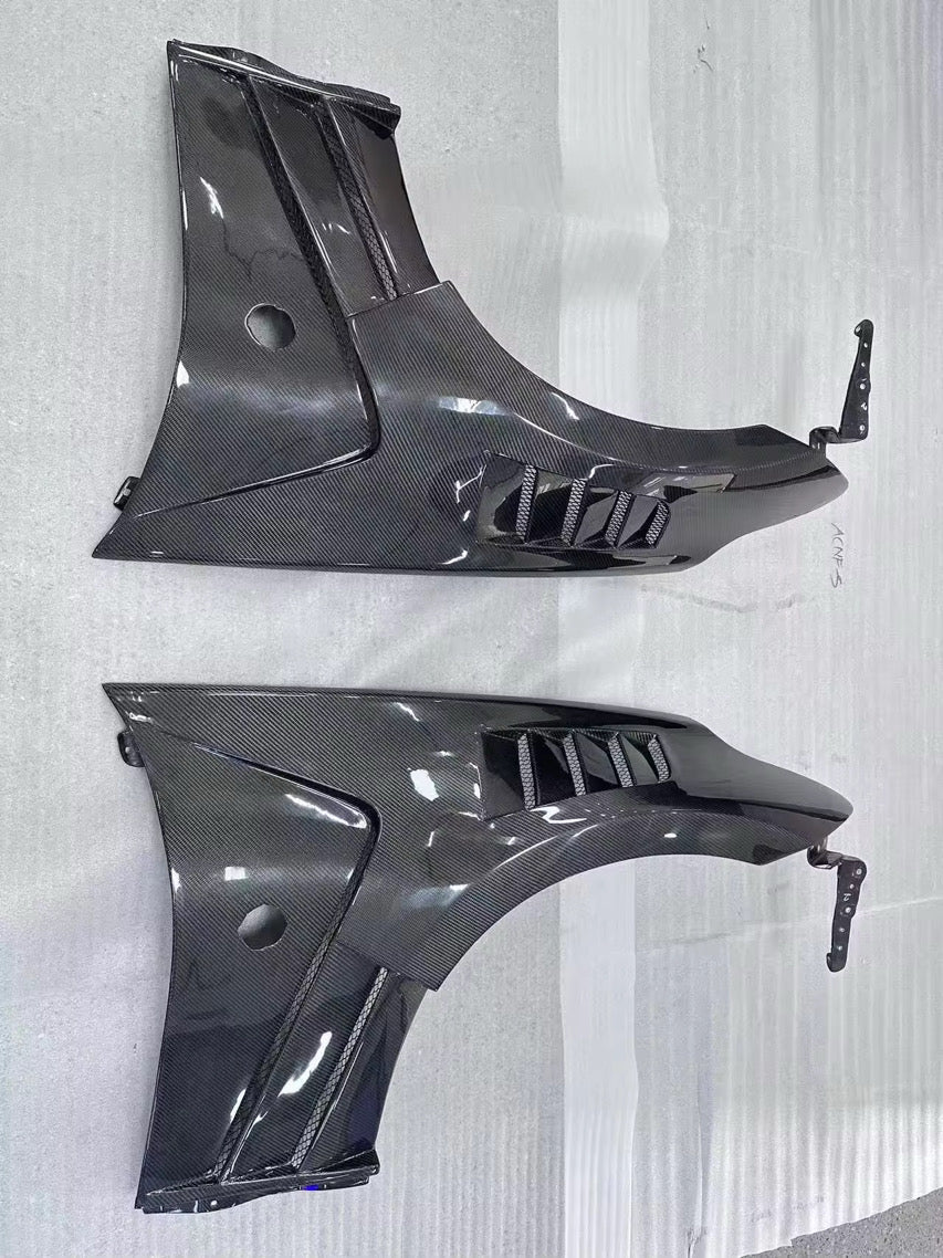 MyVQParts V2 Vented style Carbon Fiber Front Fenders for Nissan 370Z Z34 2009-2021