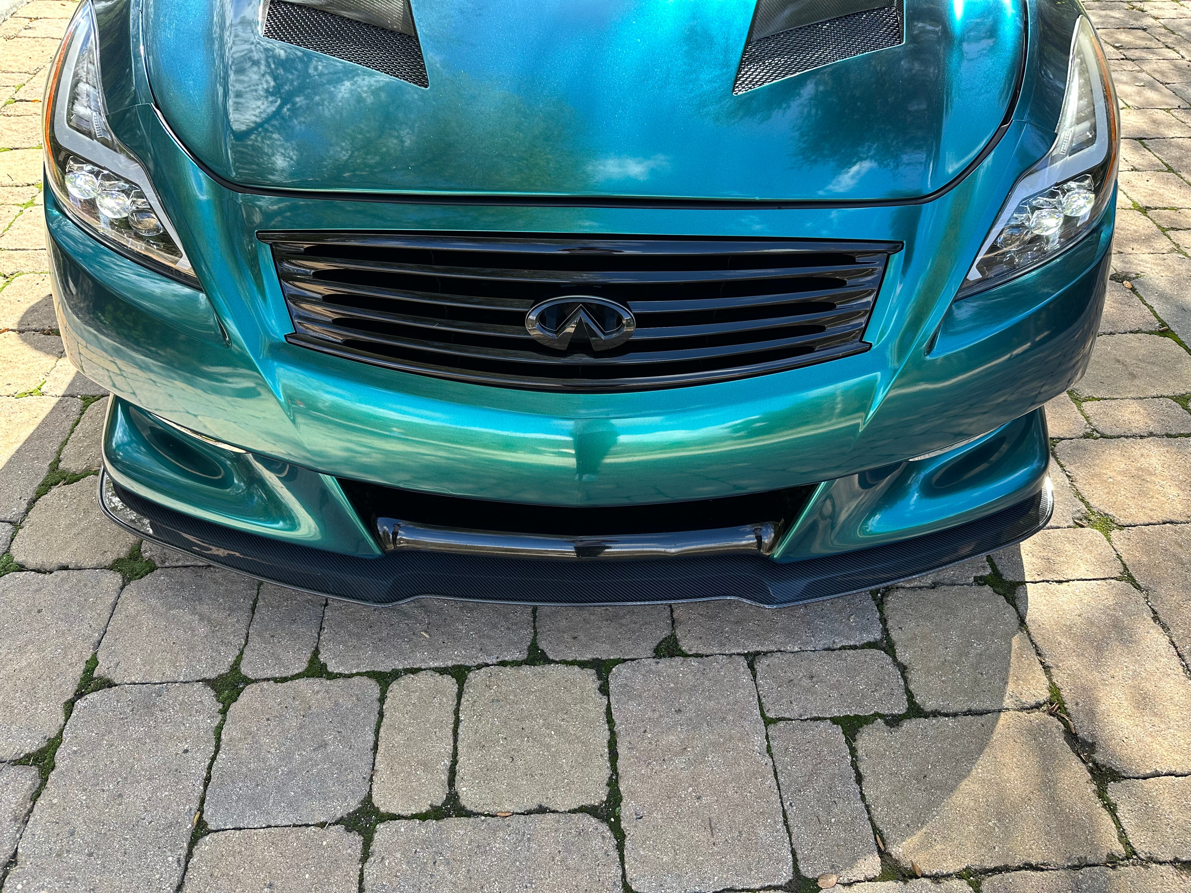 MyVQParts Full Carbon Fiber Front Splitter for Infiniti G37 IPL Coupe