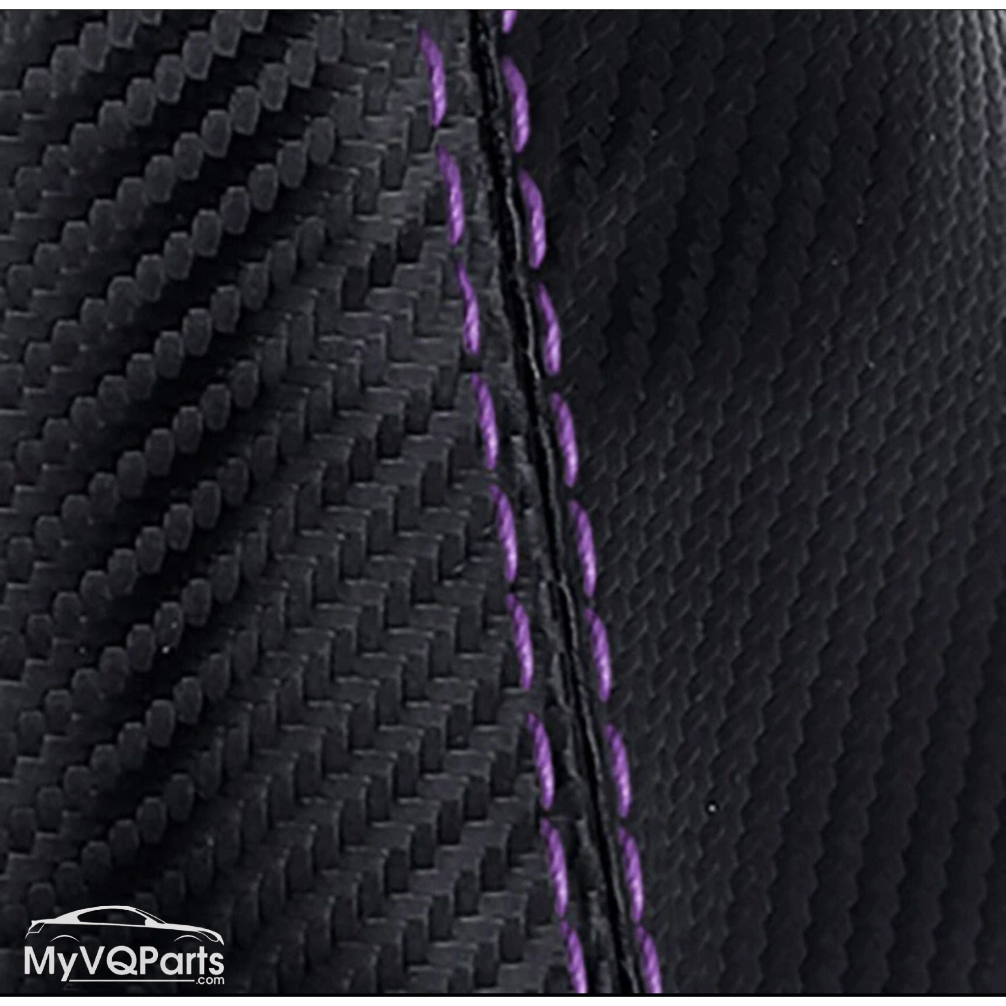 MyVQParts Console Lid Cover Carbon Fiber Style for Infiniti G35 Coupe 2002-2007 Custom Stitch