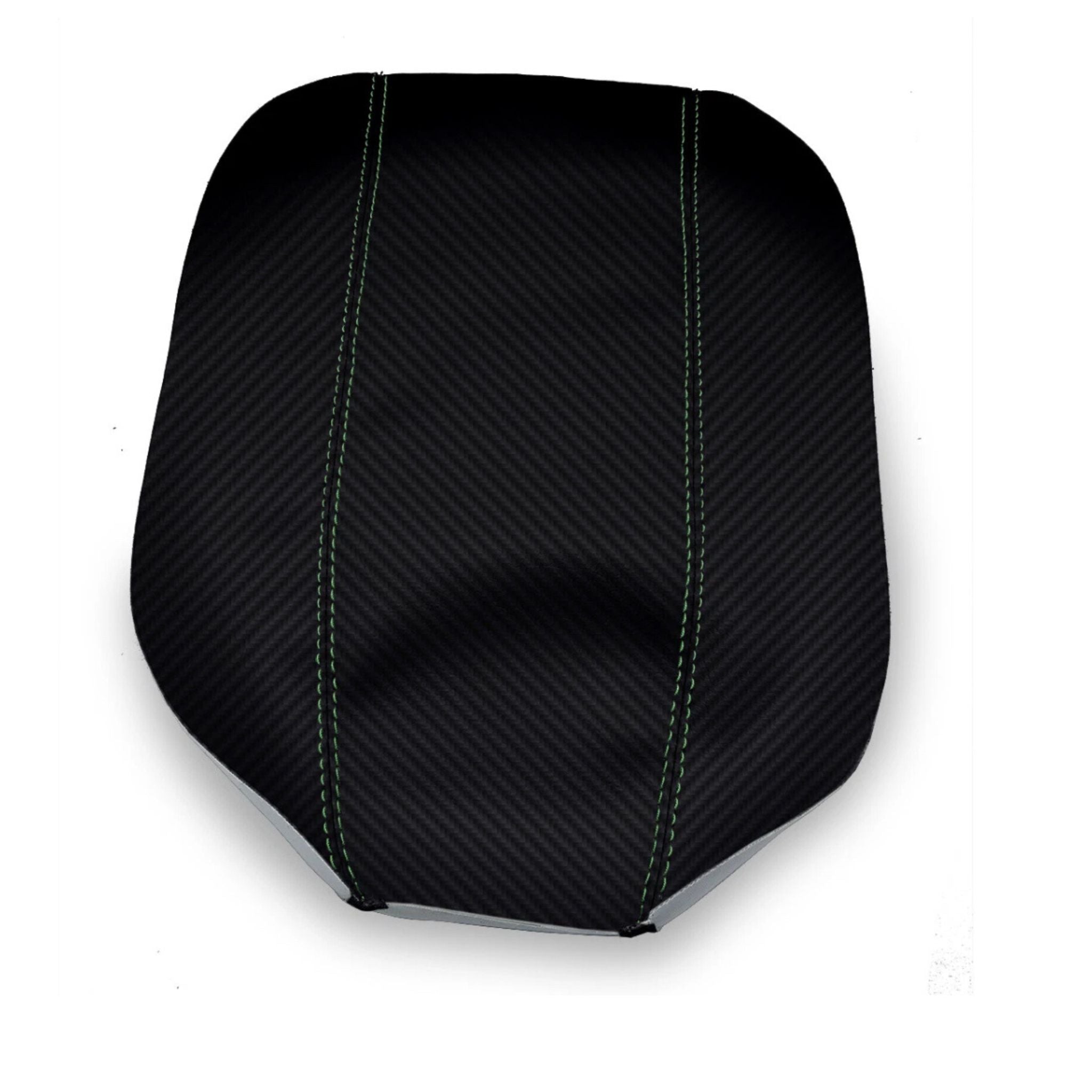 MyVQParts Console Lid Cover Carbon Fiber Style for Infiniti G35 Coupe 2002-2007 Custom Stitch