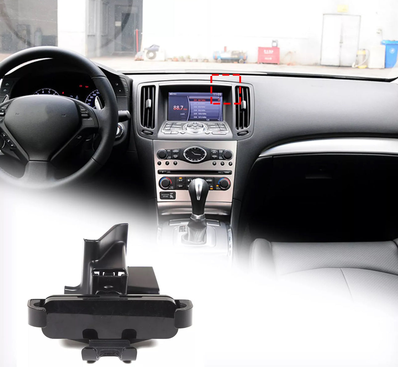 MyVQParts Dashboard Car Phone Holder Stander Mount for Infiniti G37 G35 Q40 Q60 2007-2015