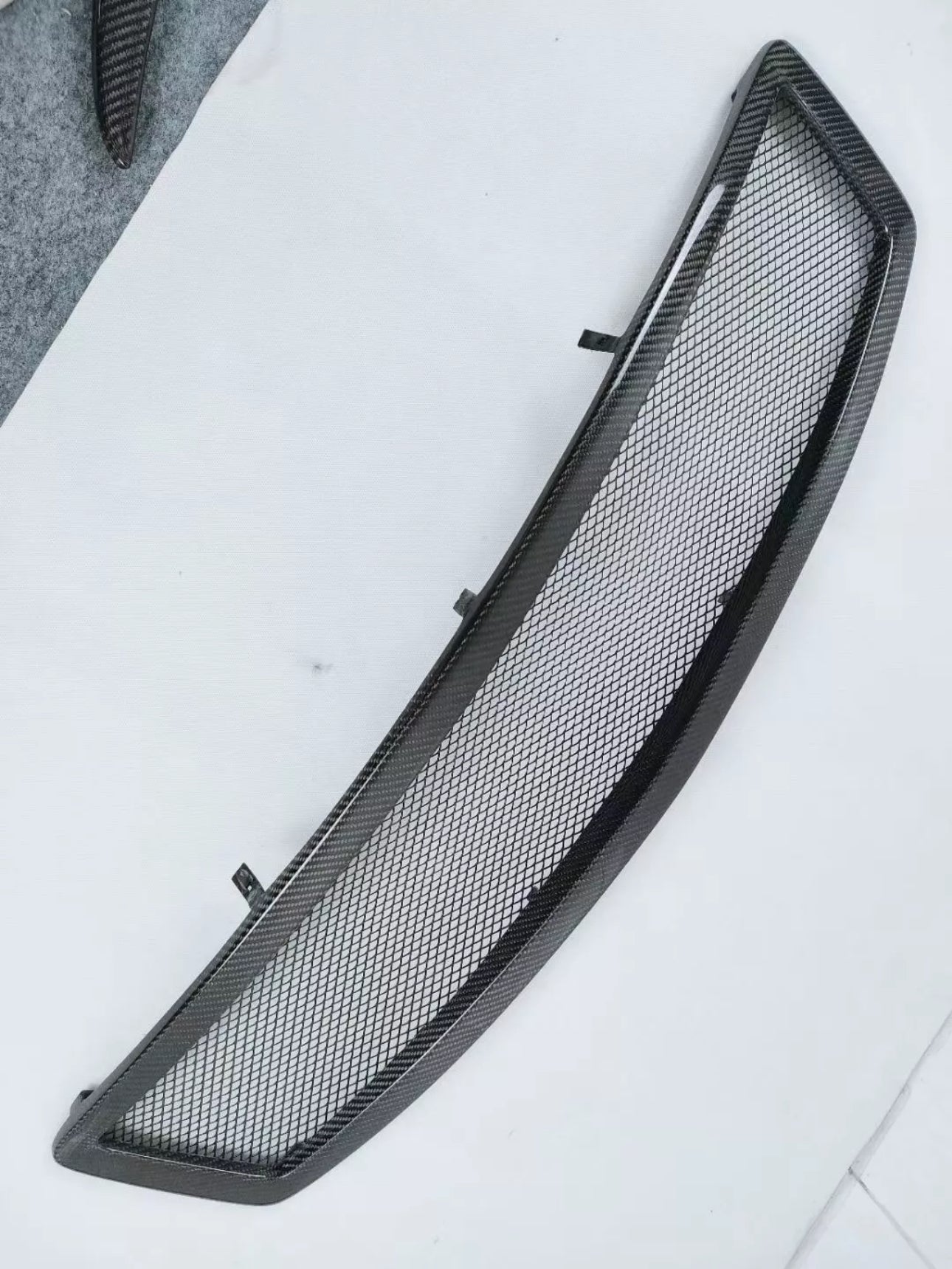 Carbon Fiber Front Mesh Grill Grille Fits Infiniti G G35 G37 2007-2009