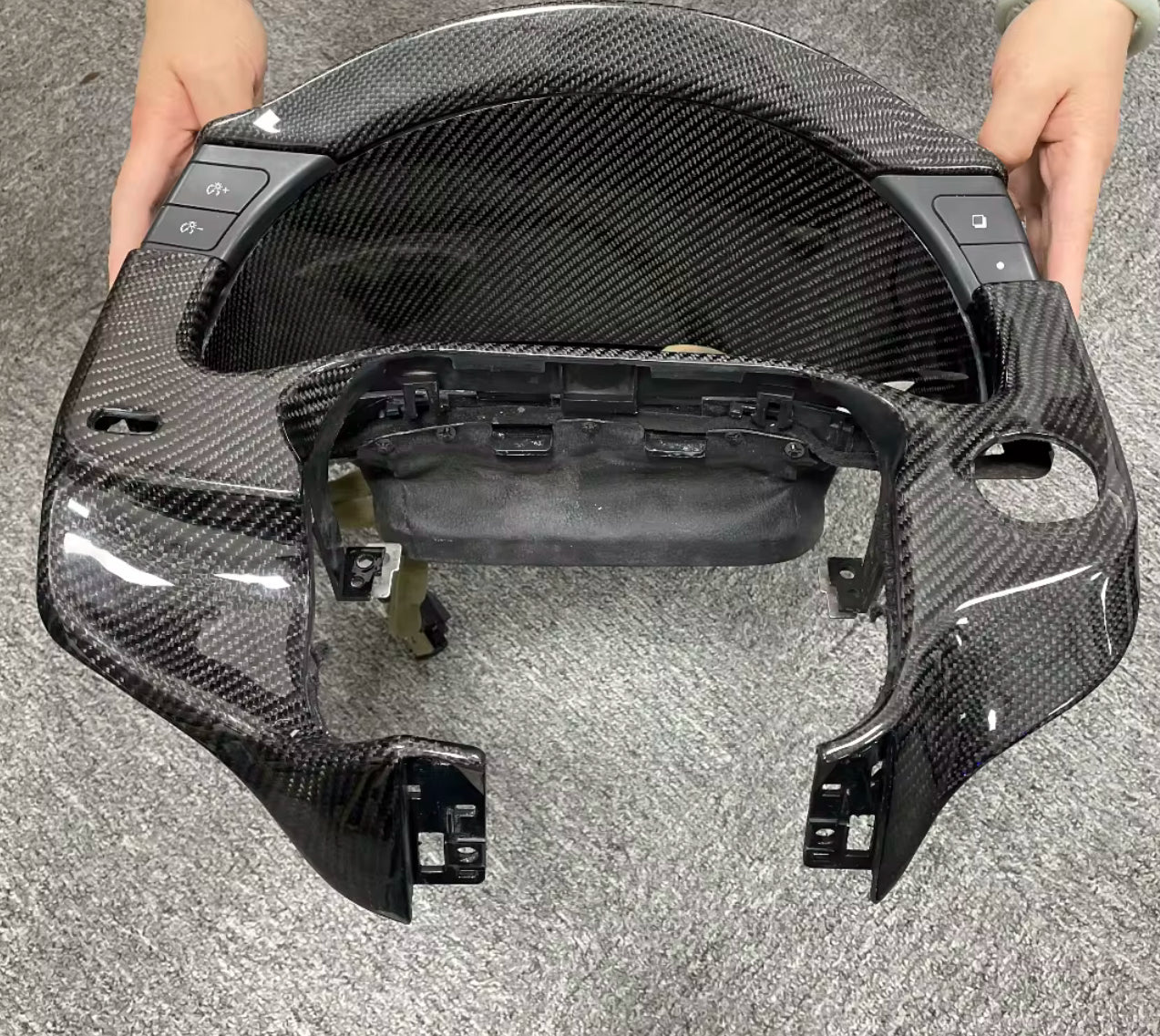 MyVQParts G37 Coupe & Sedan Real Carbon Fiber Dashboard Cluster Trim Cover