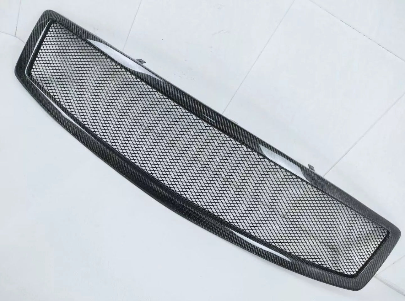 Carbon Fiber Front Mesh Grill Grille Fits Infiniti G G35 G37 2007-2009