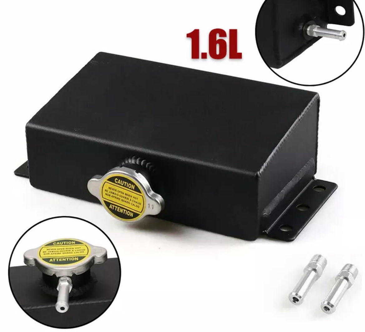 MyVQParts 1.6L Aluminum Radiator Coolant Overflow Bottle Expansion Reservoir Tank