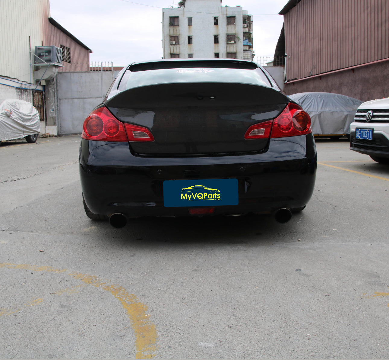 G37 Sedan High Kick Duckbill Full Carbon Fiber Trunk