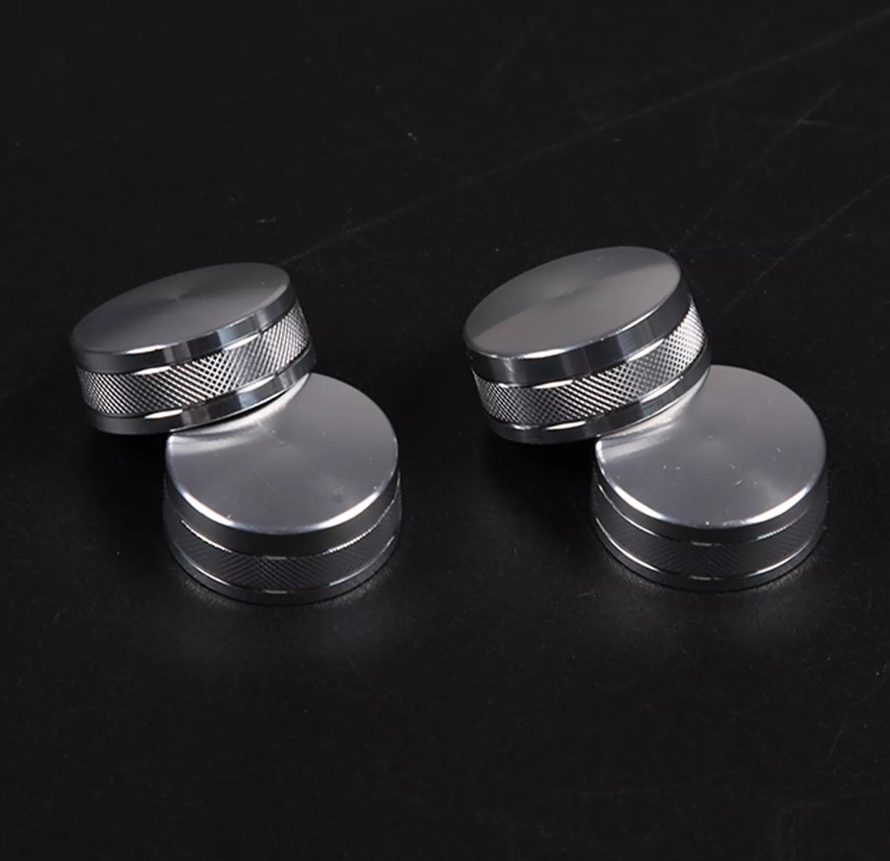 MyVQParts Silver Aluminum AC Volume Knob Cover – Fits Infiniti G35 G37