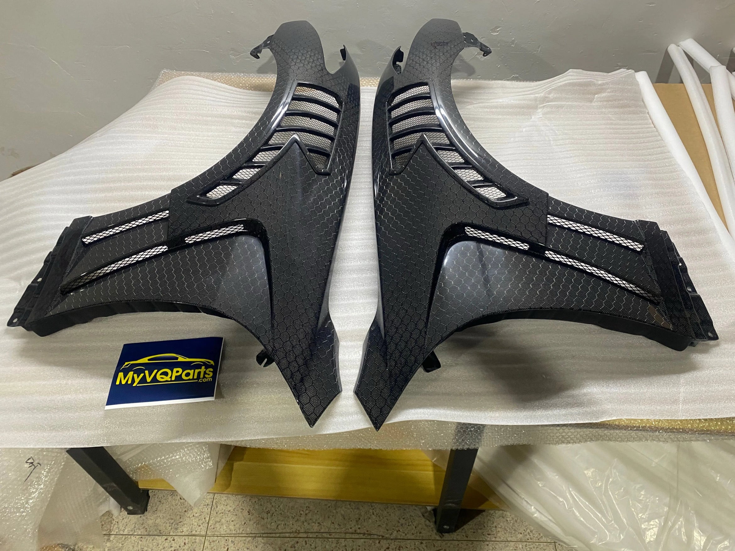 MyVQParts V3 Carbon Fiber Fenders for G37 Coupe & Sedan