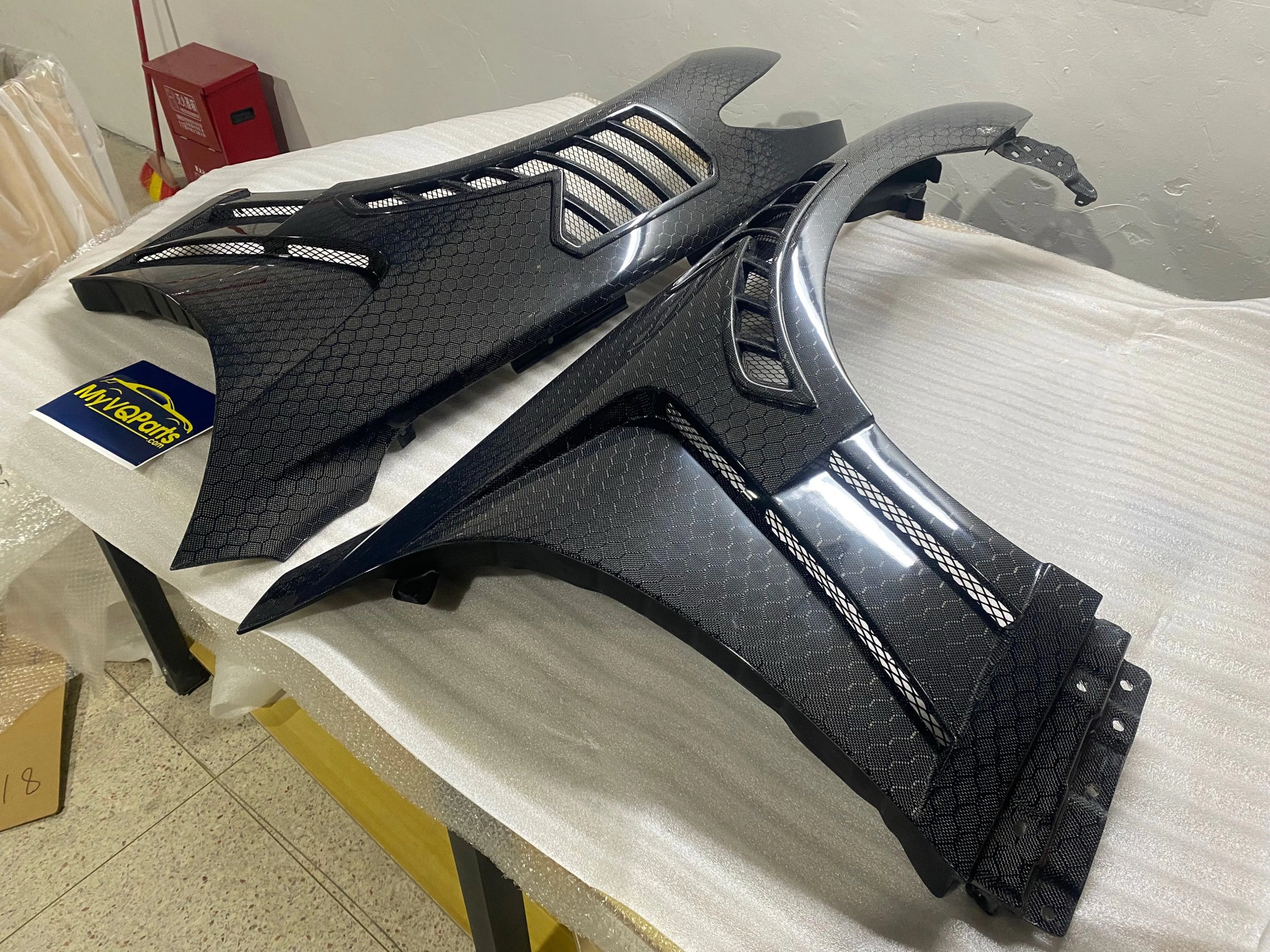 MyVQParts V3 Carbon Fiber Fenders for G37 Coupe & Sedan