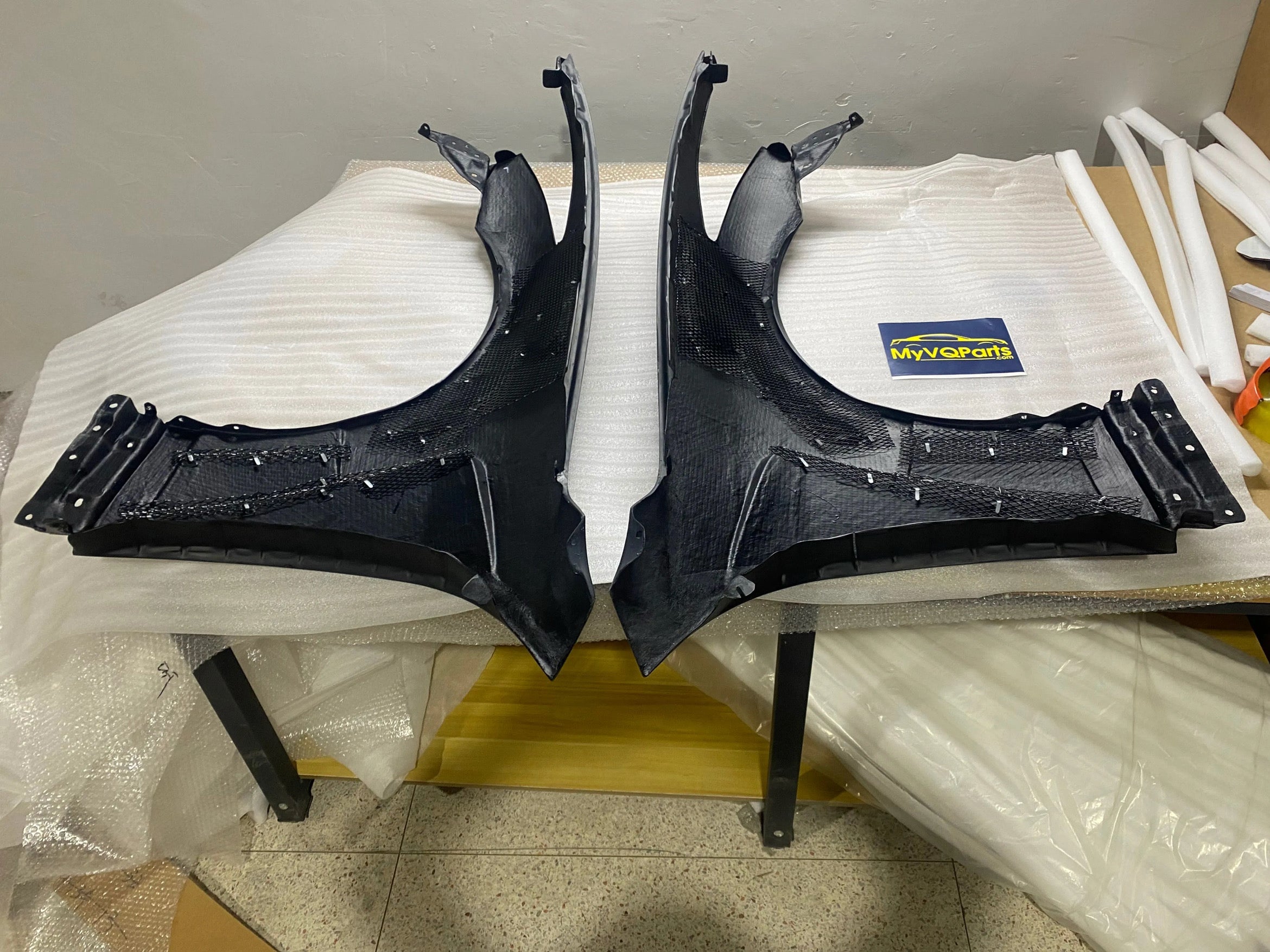 MyVQParts V3 Carbon Fiber Fenders for G37 Coupe & Sedan