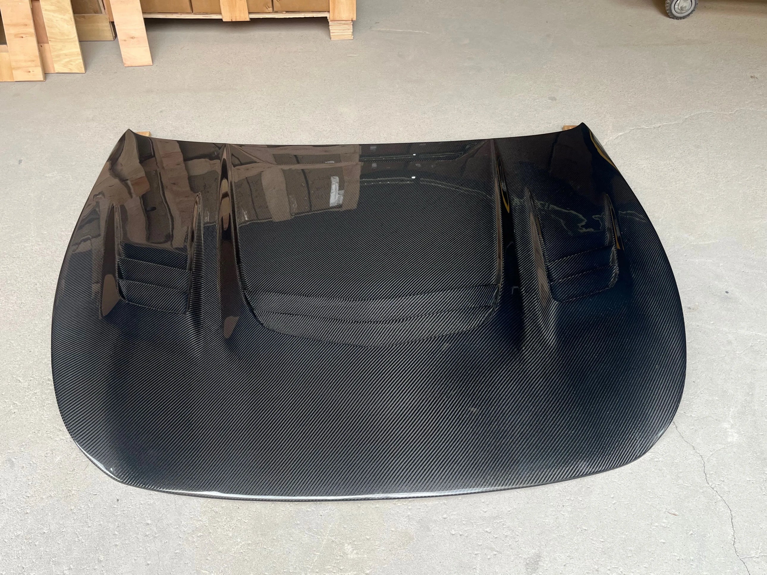 MyVQParts V2 G37 Coupe & Sedan Ground Attack Carbon Fiber Vented Hood