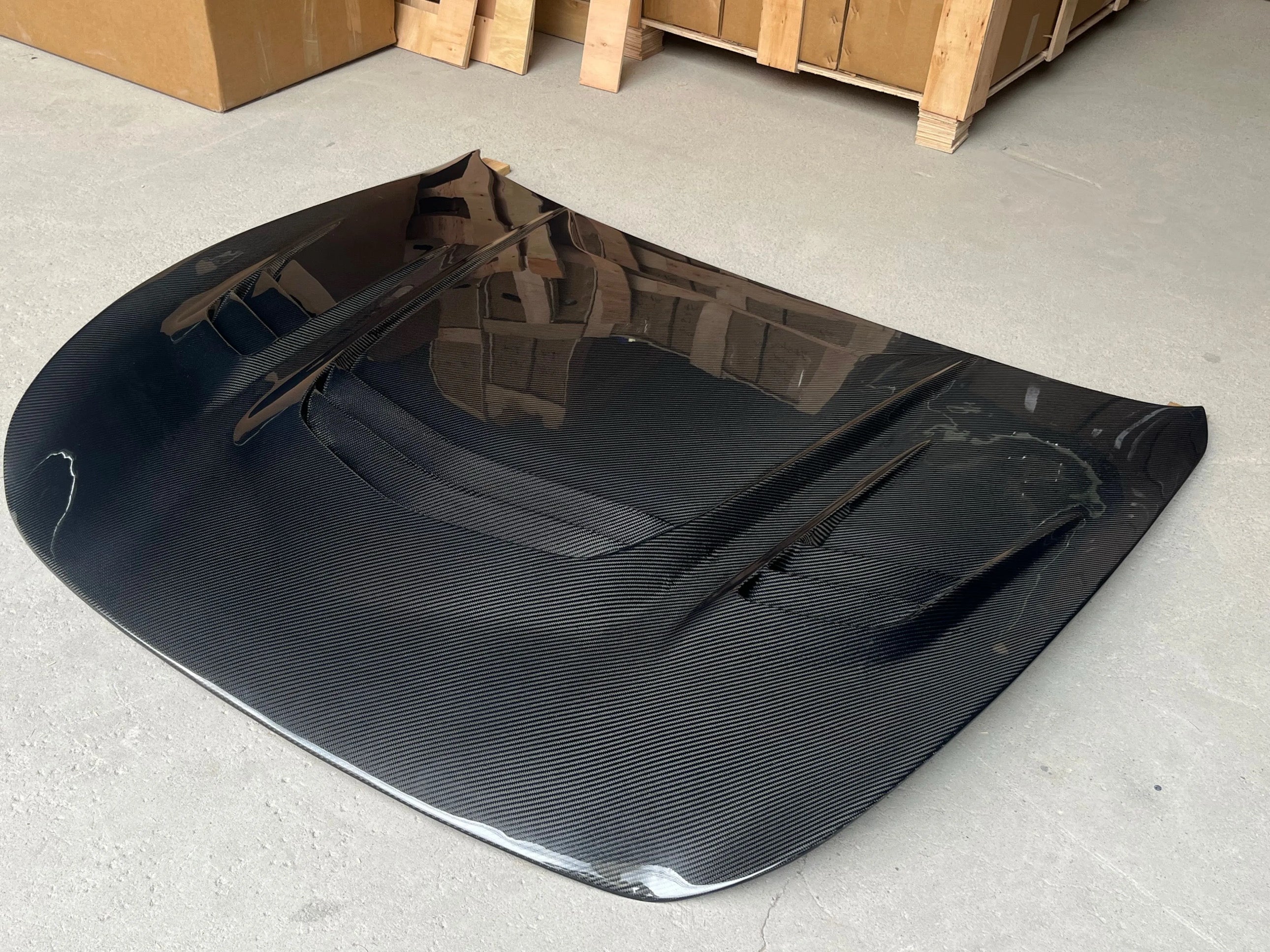 MyVQParts V2 G37 Coupe & Sedan Ground Attack Carbon Fiber Vented Hood - photo 4 - MyVQParts