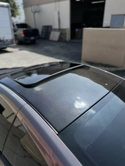 MyVQParts Full Carbon Fiber Roof Cap – Infiniti G37 Coupe (2008–2015)