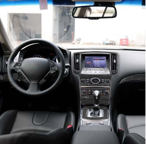 MyVQParts Ultimate G37 Coupe & Sedan Full Real Carbon fiber interior Kit