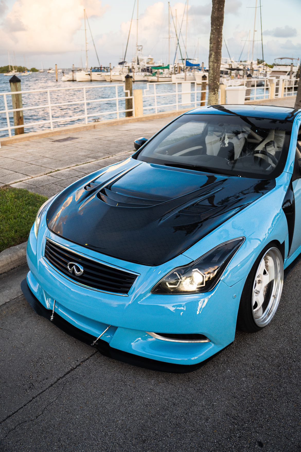 MyVQParts V2 G37 Coupe & Sedan Ground Attack Carbon Fiber Vented Hood - photo 3 - MyVQParts