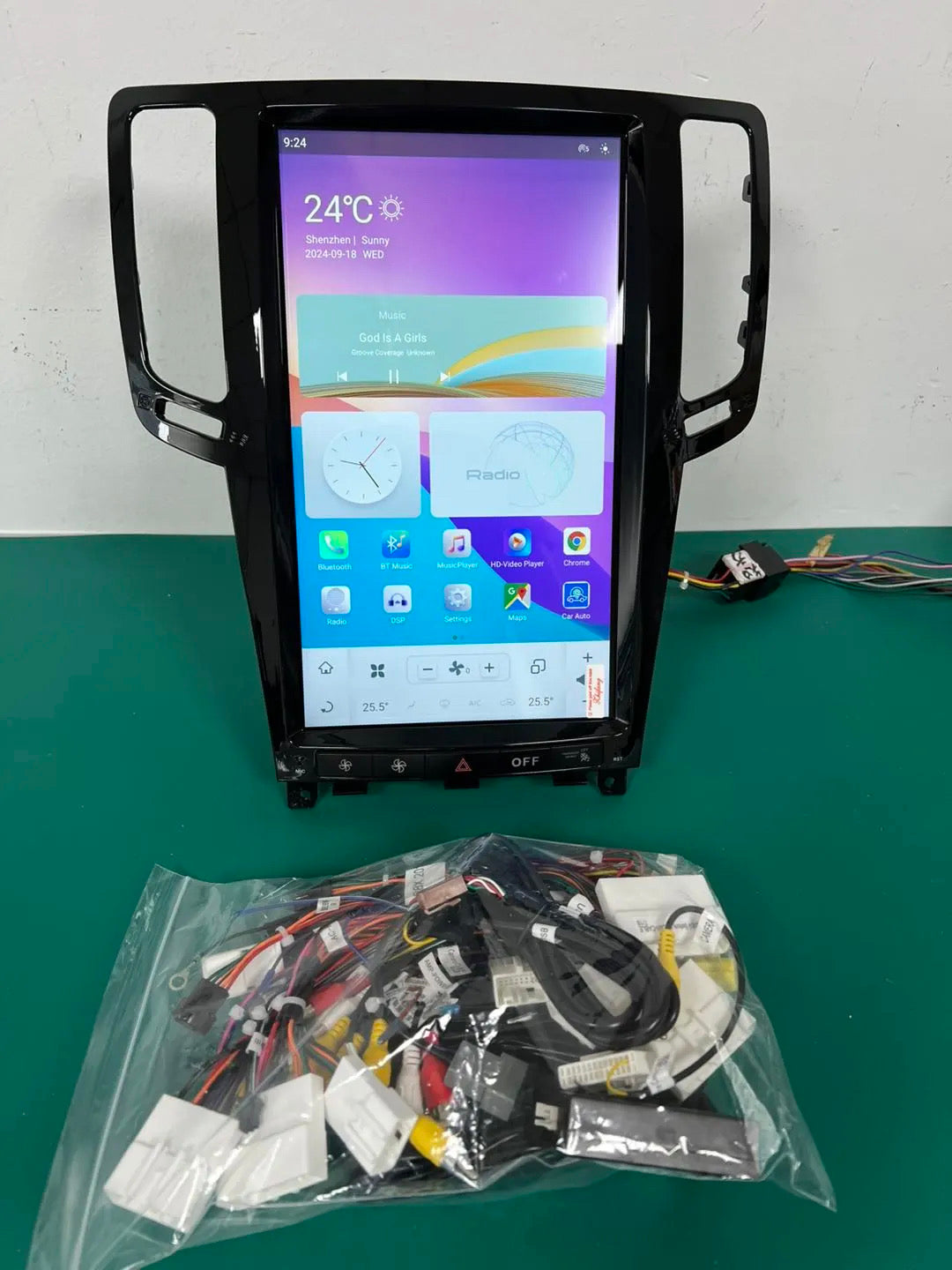 13.6-inch Tesla Style Screen Android 11 System for Infiniti G25/G35/G37/Q40/Q60 (2007-2014) - GPS Navigation, Apple CarPlay, Android Auto MyVQParts