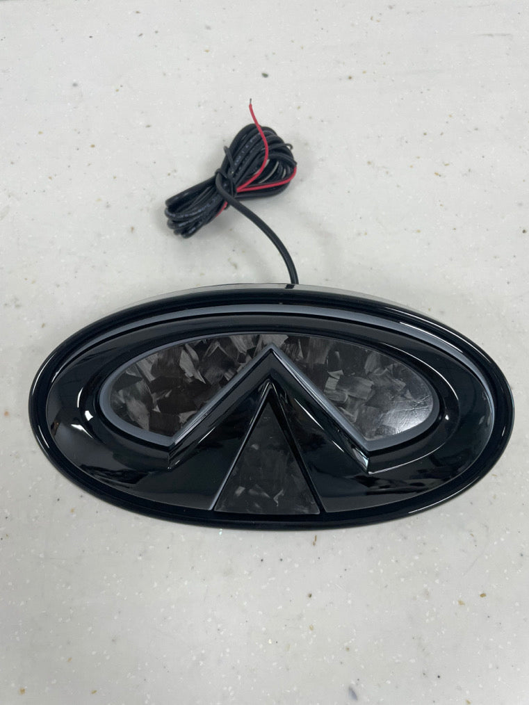 MyVQParts Q50/Q60 LED Emblem - Cool White, RGB, Chasing RGB, & Carbon Fiber Options