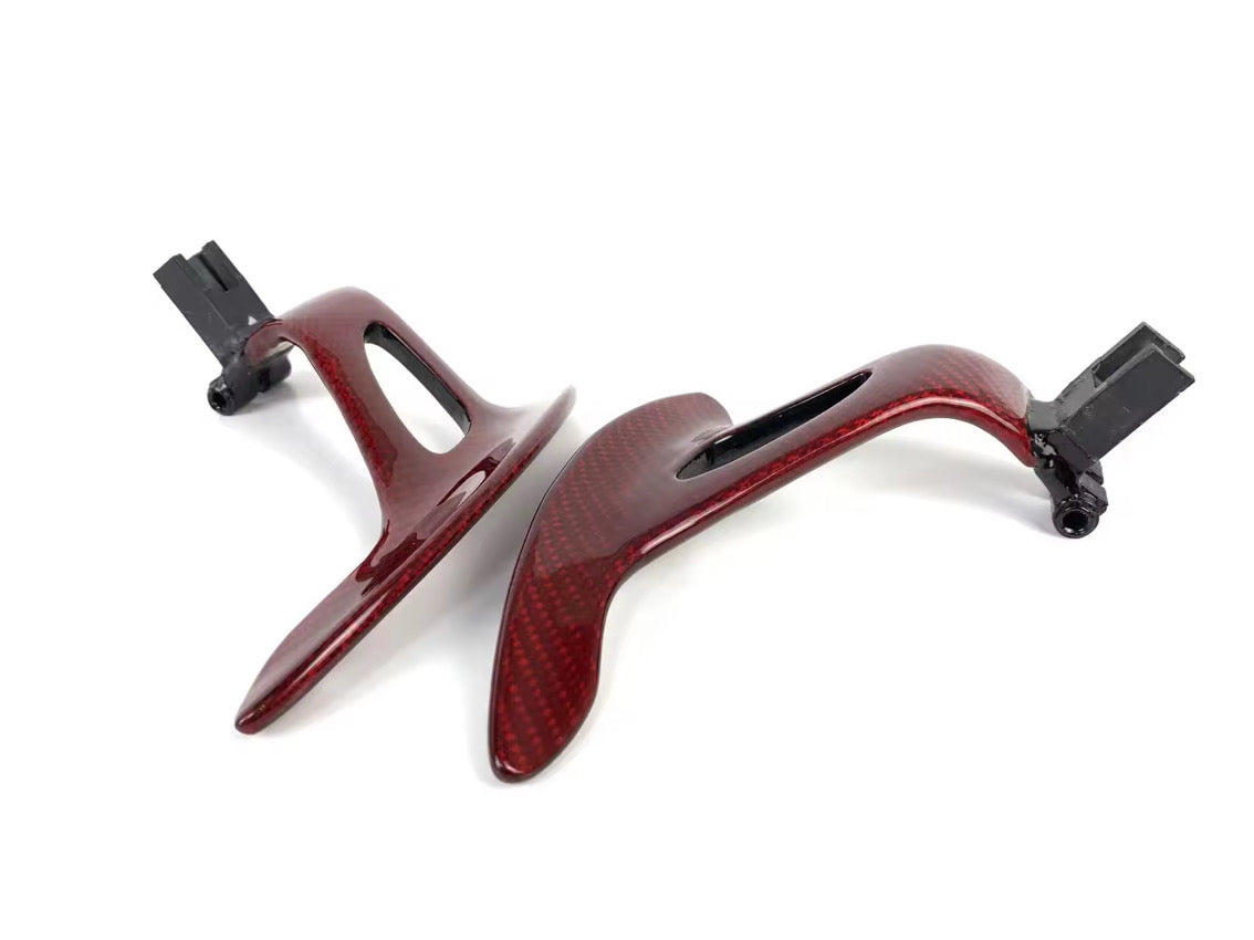 MyVQParts Custom Carbon fiber, steering wheel paddle shifter set for G37,Q50,Q60,370z,GTR