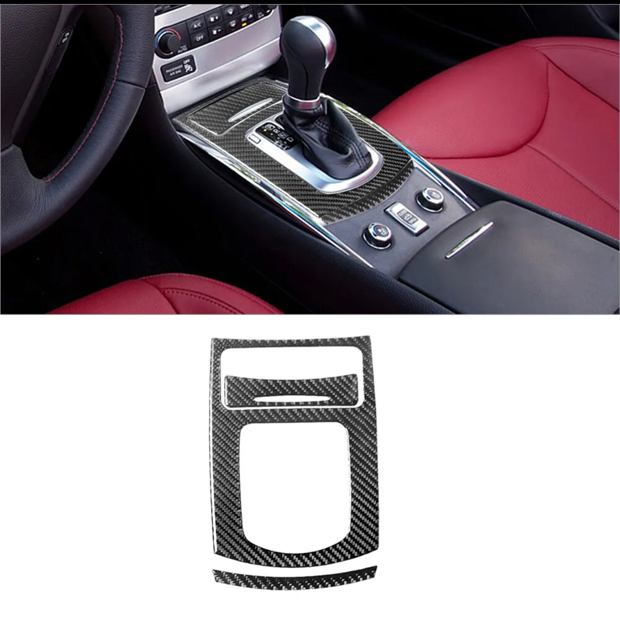 22Pcs Carbon Fiber Basic Full Interior Kit Cover Trim For Infiniti G37 Sedan 2010-2013